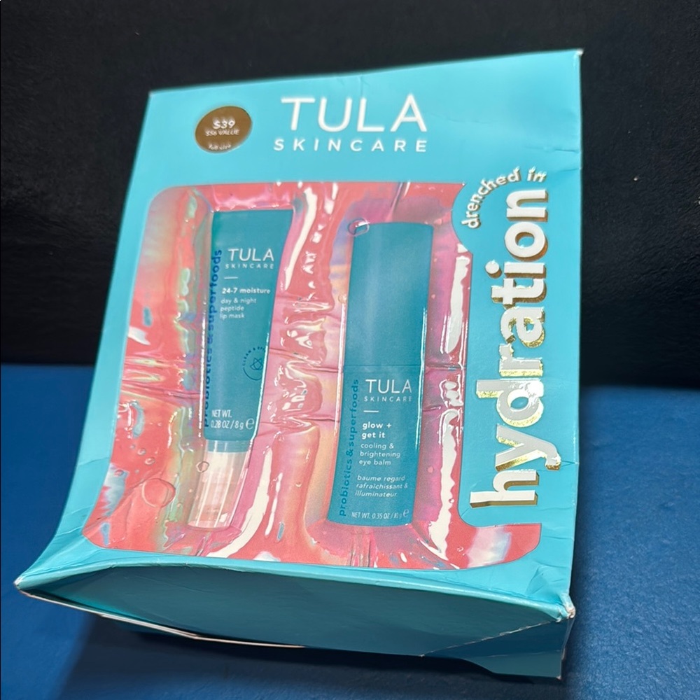 Tula Skincare Hydration Duo in Blue Packaging